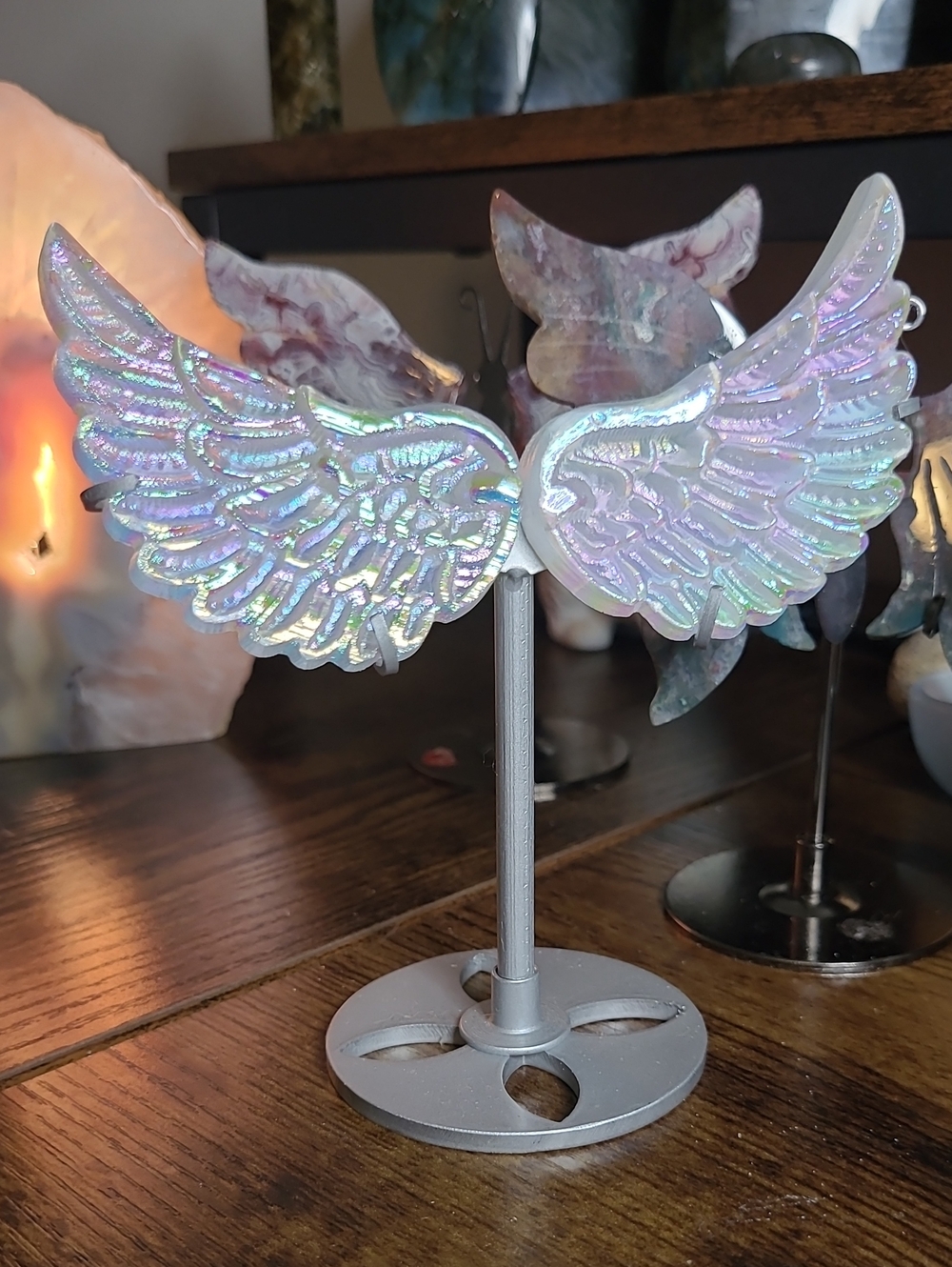 Selenite Angel Wings